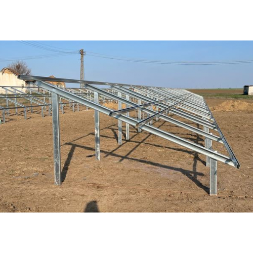 Structura zincata panouri fotovoltaice montate la sol - Panouri Fotovoltaice